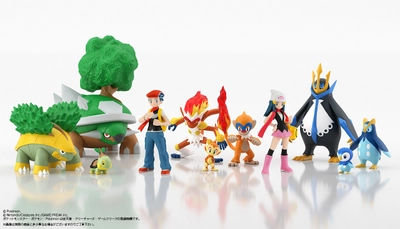 「ポケモンスケールワールド」シリーズ、舞台は「シンオウ地方」へ！ 『ダイヤモンド・パール』の主人公・コウキ・ヒカリ、 ナエトル・ヒコザル・ポッチャマなど合計9種！
