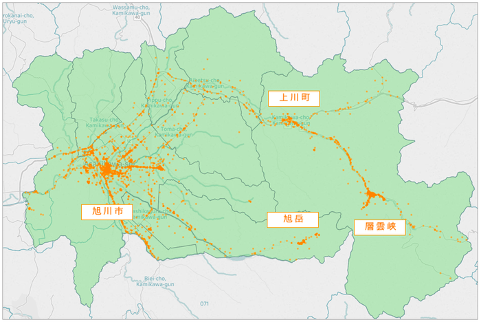図3：フットプリント例