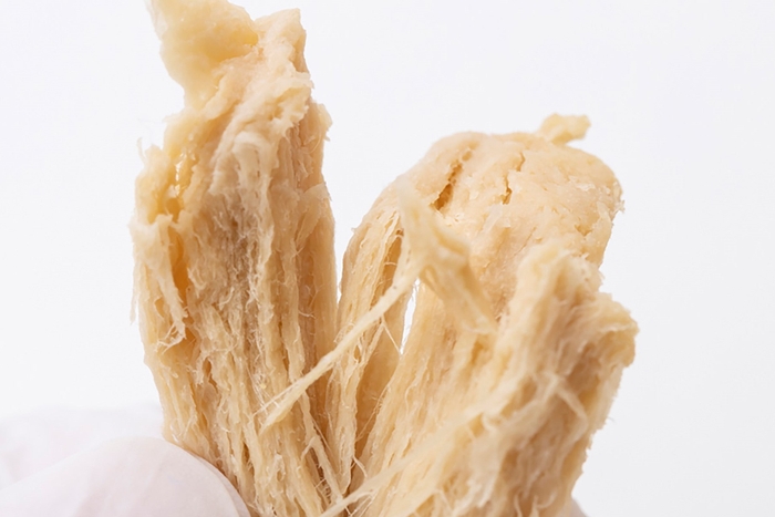 左:乾燥タイプ(水戻し後)