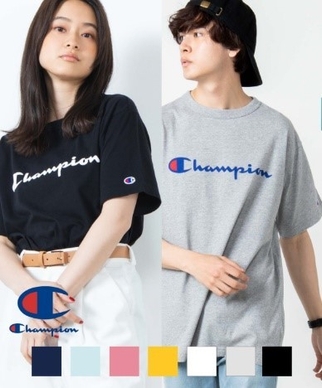 【一部店舗限定】Champion ロゴ半袖Tシャツ