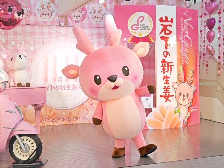 イベントステージのイワシカちゃん