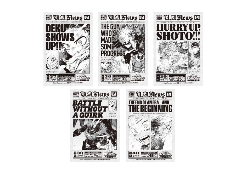 タブロイド風ステッカー(全5種)(C)堀越耕平／集英社