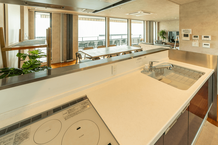 「villa ocean kamaguchi」の２Fキッチン