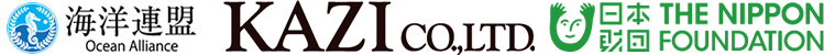 海洋連盟 舵 日本財団 ロゴ