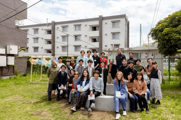 過去に行われた神奈川県厚木市緑ヶ丘団地での活動の様子(プレプロジェクト)撮影:高橋菜生写真事務所
