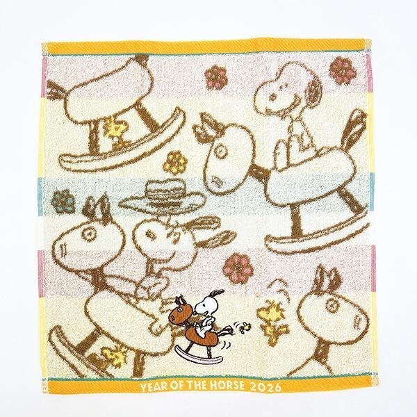 スヌーピーのミニタオル