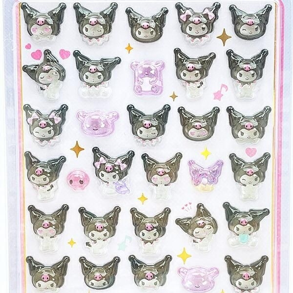 サンリオの透明感あるボンボンドロップシール