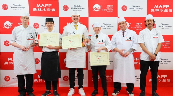 ファイナリスト(左から3番目が優勝したJakub HORAK選手)