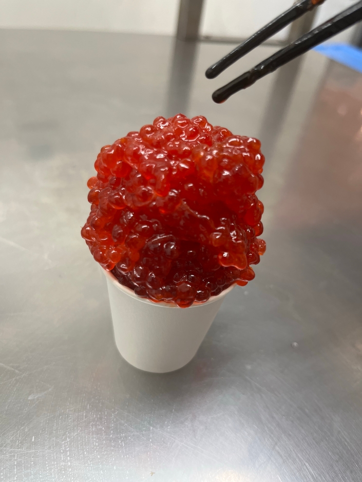 鮭すじこ盛り放題チャレンジ