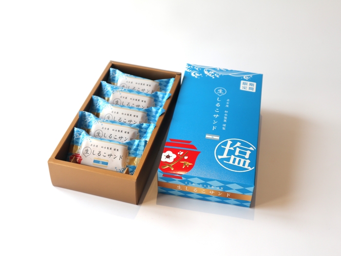 【期間限定】生しるこサンド塩 箱デザイン