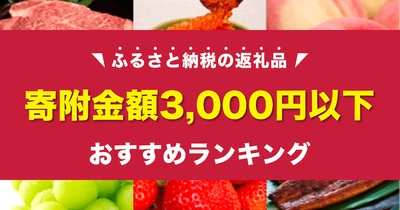 買い回りにピッタリな「3,000円以下」のふるさと納税おすすめ返礼品ランキングを発表【2021年4月】