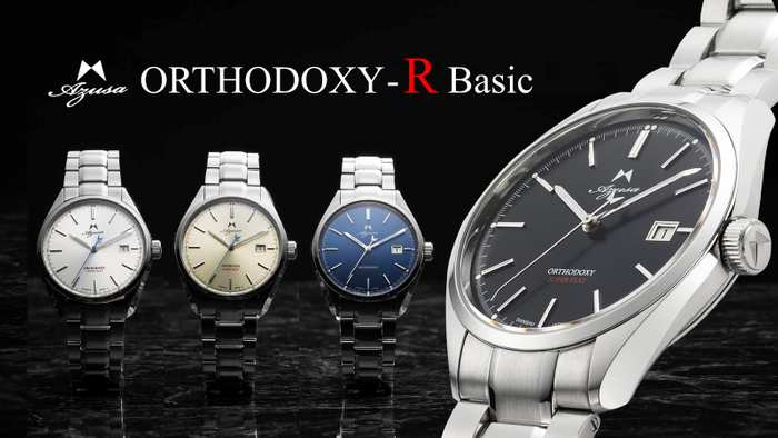 日本製機械式腕時計「Azusa ORTHODOXY-R Basic」