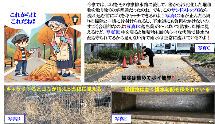 極細分別集水化後の状況写真