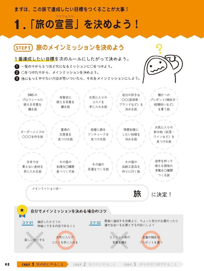 CHAPTER1：「旅の宣言」