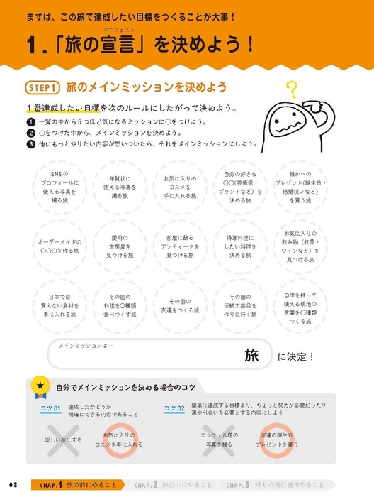 CHAPTER1:「旅の宣言」