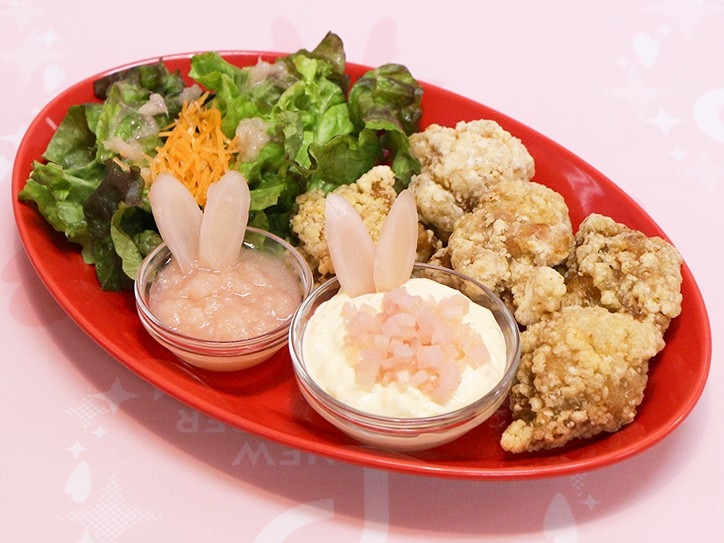 【タルタル増量】岩下の新生姜鶏から揚げ with 岩下の新生姜タルタル＆ピンクの岩下の新生姜ソース