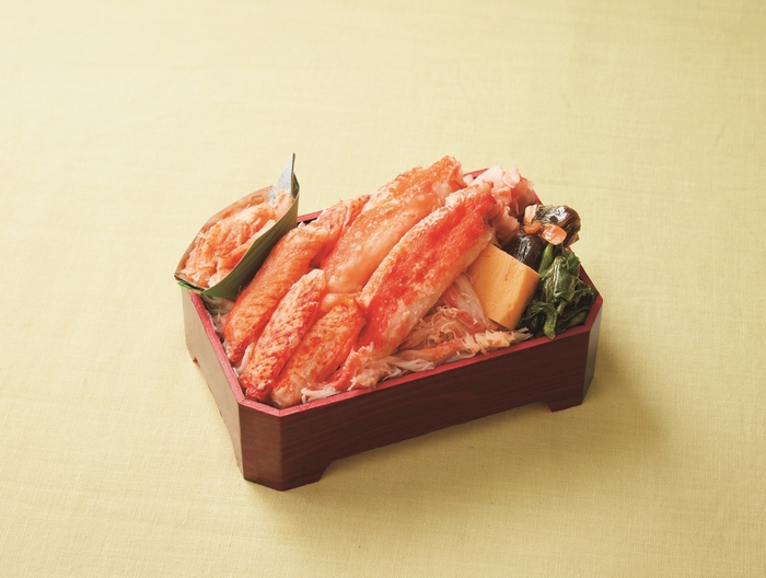 鱗幸食品「タラバ・毛ガニ味比べ弁当」