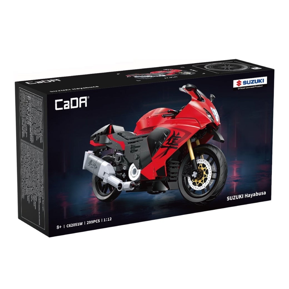 CaDA ブロック 1:12 (299ピース) SUZUKI Hayabusa