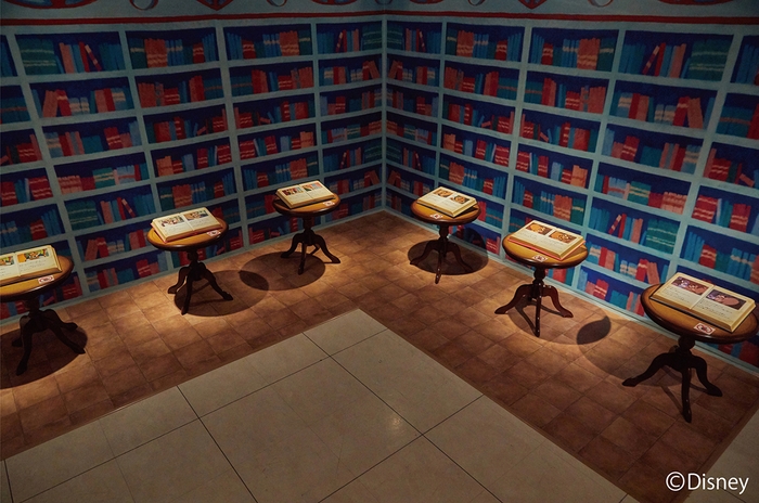 ディズニープリンセス展 会場内の様子