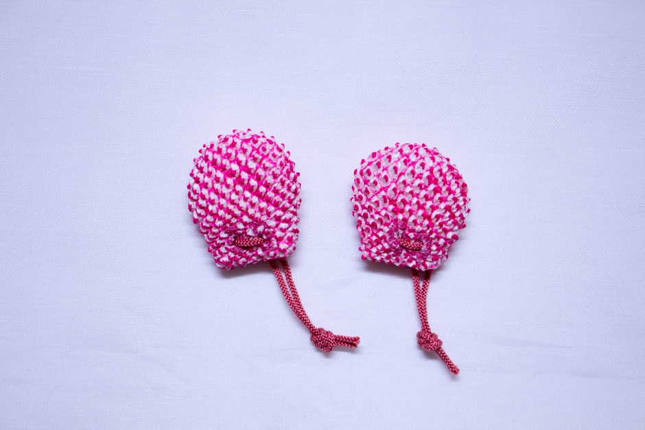 しぼりの生地パーツ(耳)