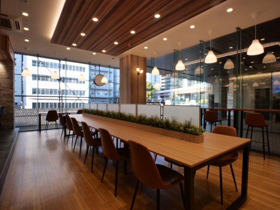 1人専用の大テーブル