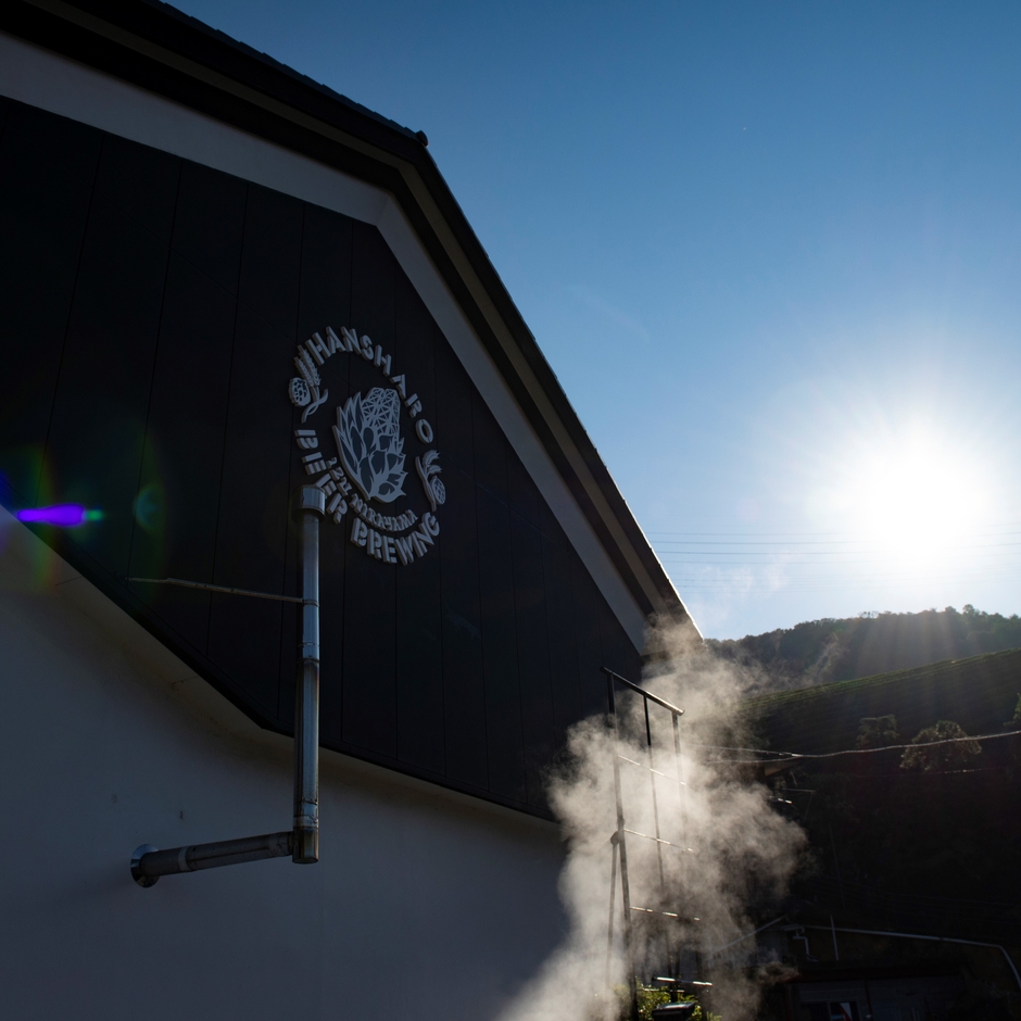 反射炉ビヤ外観