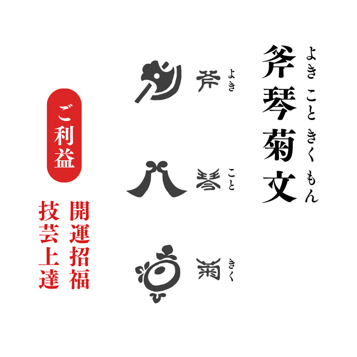 斧琴菊文について