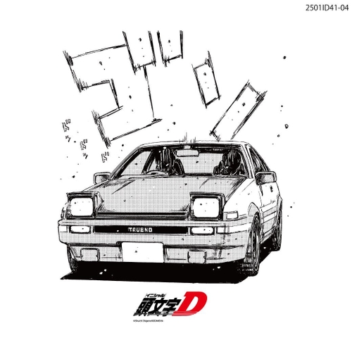 半袖Tシャツ 『頭文字D』 2501ID41-04 イニシャルD 1600GT アペックス