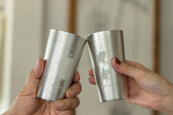 Suicaのペンギン 錫のビアカップ