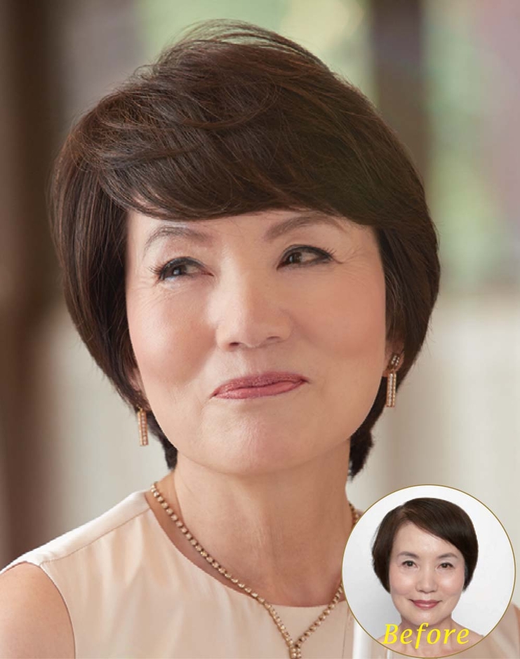髪型ひとつでマイナス10歳に!
