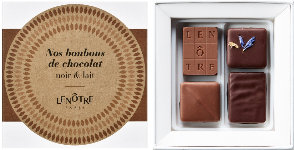 プラリネ・ガナッシュアソート4個入/2,592円(税込)