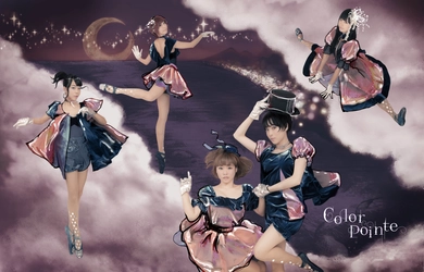 「新感覚バレエファンタジー」音楽シーンに登場！！　 渋谷WWWにて、おとぎ話の扉が開く　 カラーポワント、ワンマンライブ開催　 アルバム今夏リリース