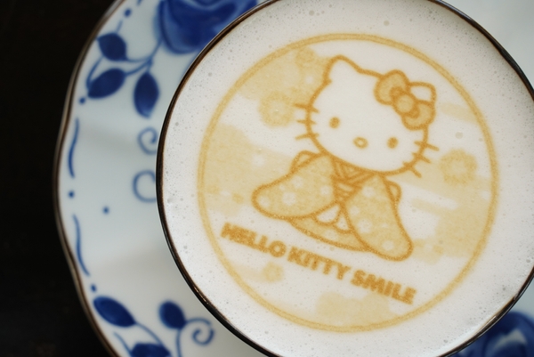 正月限定ラテアート