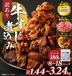 【熊本県湯前町ふるさと納税】「訳あり 牛すじ 煮込み」を選べる容量で受付中！