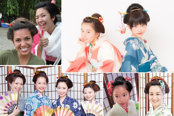 活動実績:簡単に日本髪が出来る「まるまげ」体験