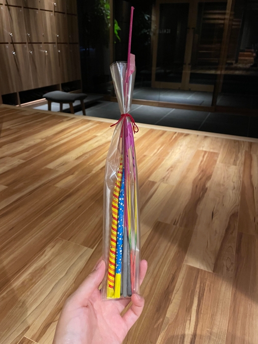 花火のプレゼント