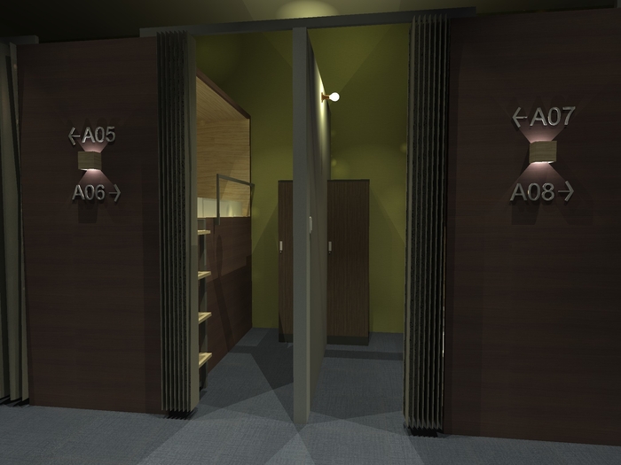 1名用個室(上段タイプ)