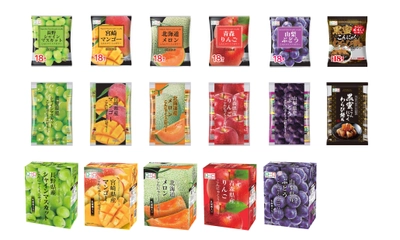 国産果汁使用・個包装で食べやすい　 『ミニこんにゃくゼリー』『スティックシャーベット』 2026年春夏 新ラインアップを2/1より発売