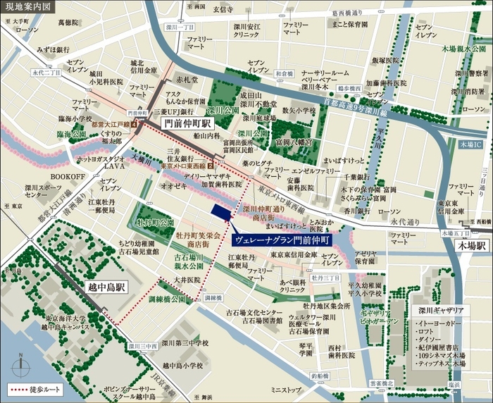 現地案内図