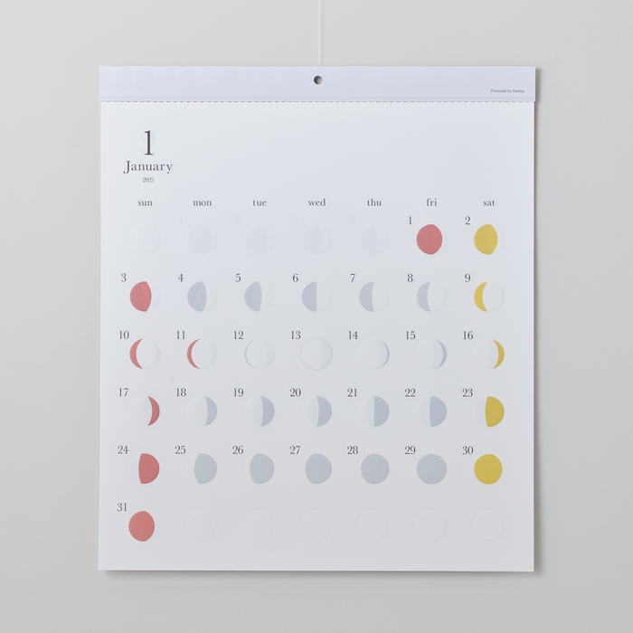 【リプラグ】月の満ち欠けカレンダー 『ミチル』