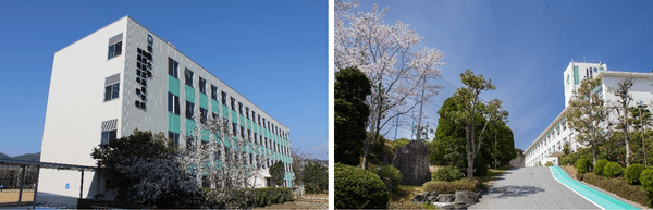 近畿大学附属新宮高等学校・中学校（左）、近畿大学附属豊岡高等学校・中学校（右）