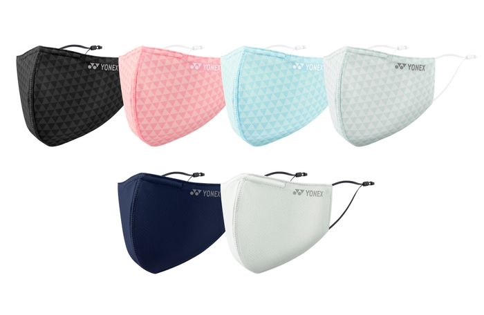 上段左から、ブラック、スイートピンク、アクアブルー、シルバー /下段左から、ネイビーブルー、アイスグレー