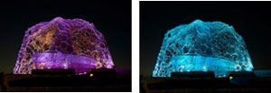 【左】(1)春バージョン「春はあけぼの」【右】(2)夏バージョン 「夏は夜」