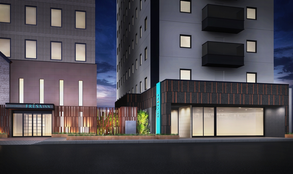 相鉄フレッサイン 東京田町（左）と 同 ＡＮＮＥＸ（右）（イメージ）