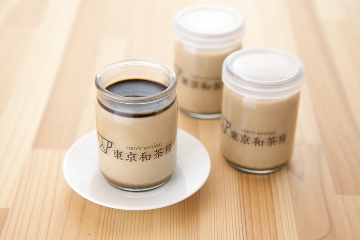 ＜人気メニュー＞ほうじ茶ラテプリン