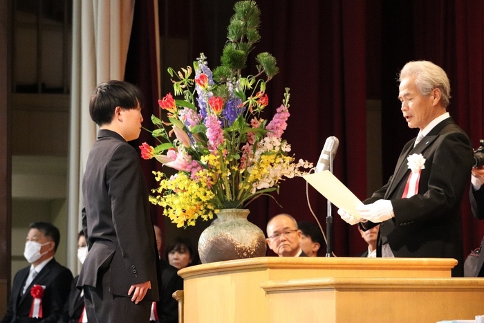 令和5年度卒業証書授与式の様子