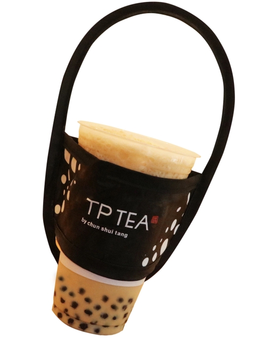 オープン記念ノベルティプレゼント「TP TEA オリジナル・ドリンクホルダー」