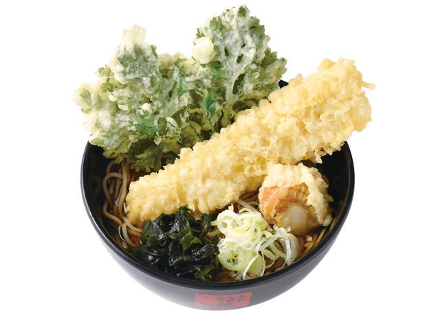 いか・ほたて・春菊天（そば・うどん）