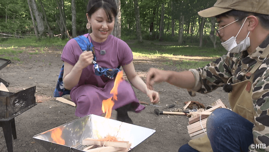 「JIM BEAM SUMMER CAMP」鈴木まりや、星昌宏(C)HTB