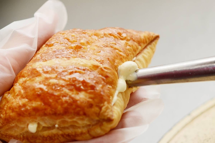 桑名城瓦パイ「詰めたてで提供」